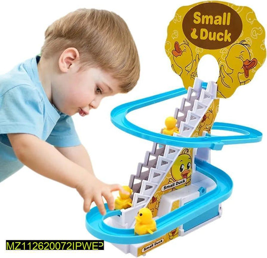 Musical Climbing Duck Toy Blue for Kids 3+