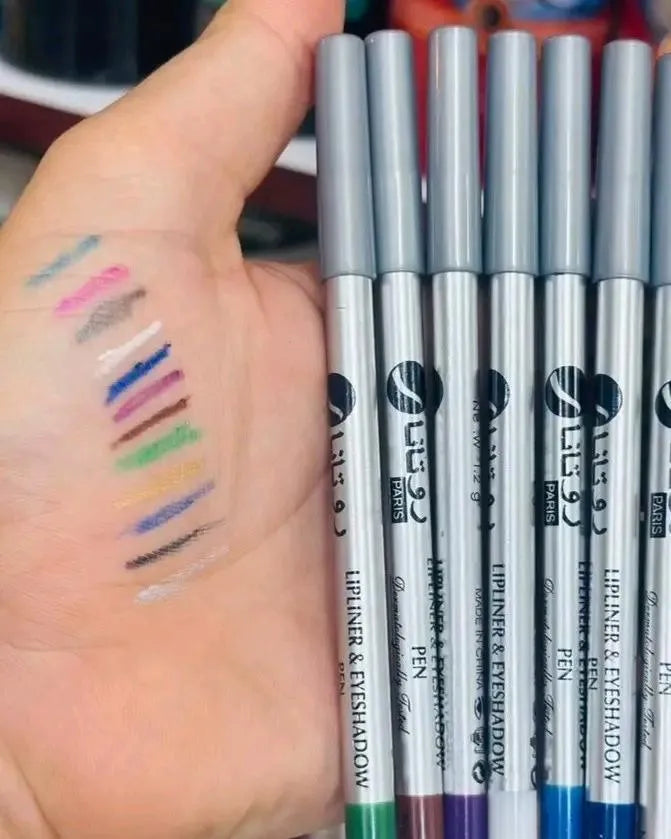 6-Piece Eyeshadow Pencil Set for Eid & Weddings