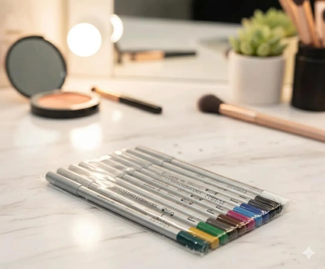 6-Piece Eyeshadow Pencil Set for Eid & Weddings