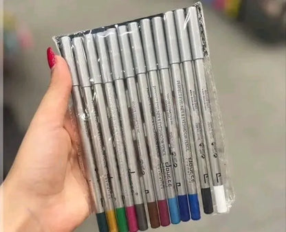 6-Piece Eyeshadow Pencil Set for Eid & Weddings