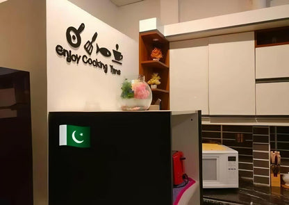 3D Wall Art Black Laser Cut Modern Kitchen Decor
