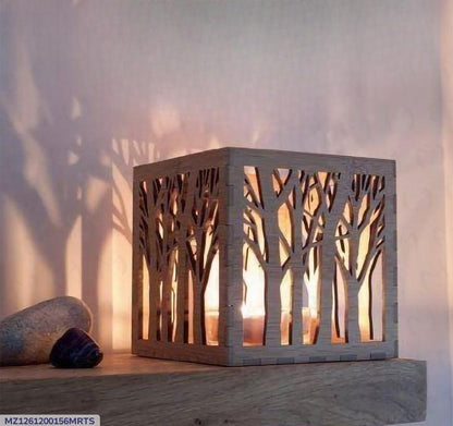 Laser Cut Tree Lamp for Bedroom Living Room Study