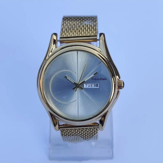 Calvin Klein Men's Stainless Steel Watch with Day Date
