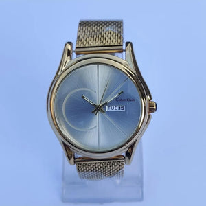 Calvin Klein Men's Stainless Steel Watch with Day Date