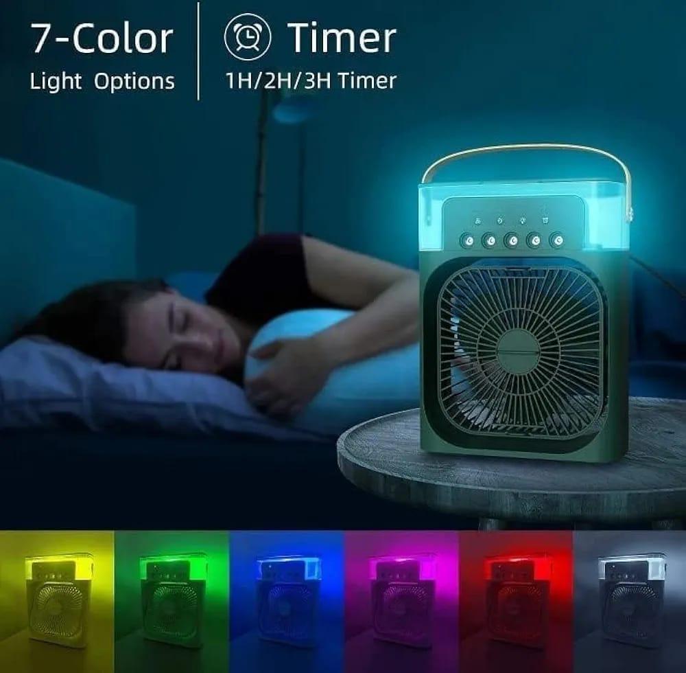 Mini Air Cooler USB Rechargeable White