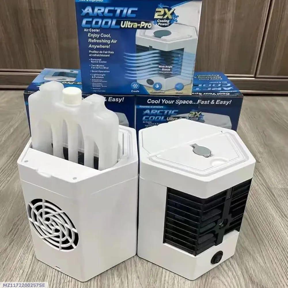 Mini Air Cooler with Humidifier & Fan, 1440 Watts, ABS Plastic, Blue Design