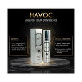 HAVOC Unisex Perfume 75ml Silver Bottle Long Lasting Mood Enhancer