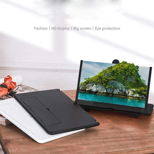 Premium Video Amplifying Screen Black ABS Plastic