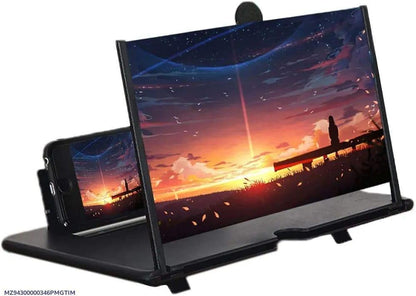 Premium Video Amplifying Screen Black ABS Plastic