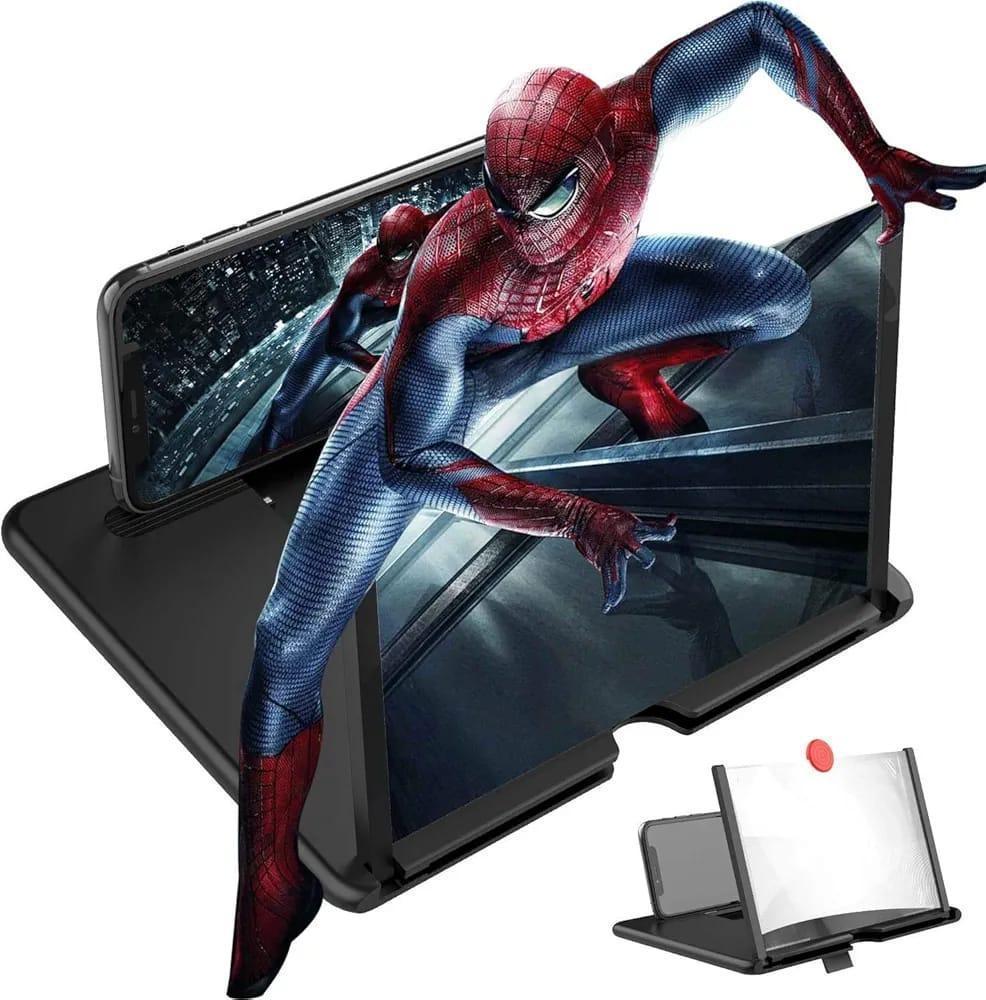 Premium Video Amplifying Screen Black ABS Plastic