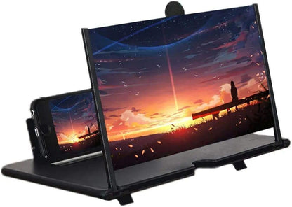 Premium Video Amplifying Screen Black ABS Plastic