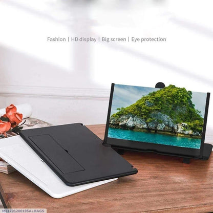 Premium Video Amplifying Screen Black ABS Plastic