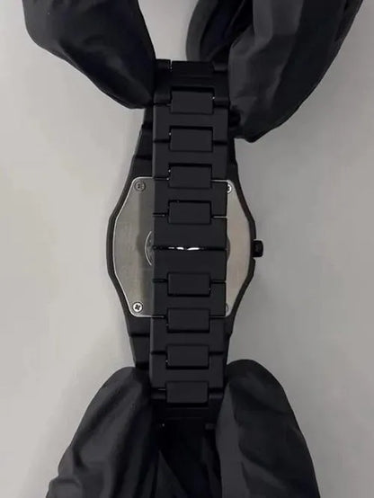 Arabic Aura Black Watch for Men Women with Digital Hands
