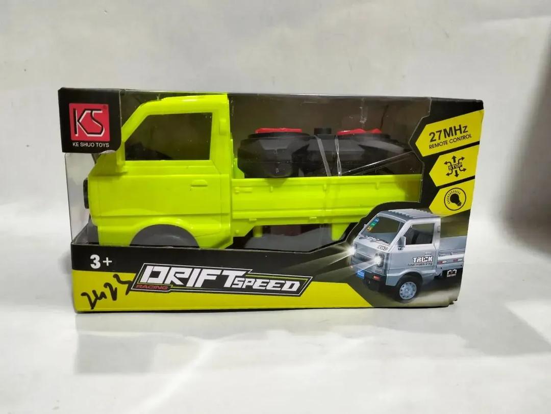 Neon Green 27MHz RC Truck for Kids