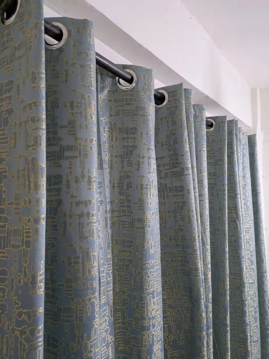 Multicolor Jacquard Curtains for Home Decor