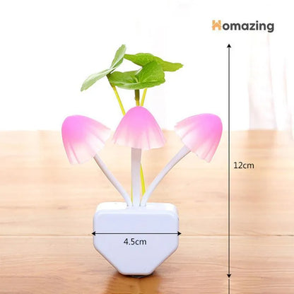 Mushroom Night Light for Kids Room Safe Sleep