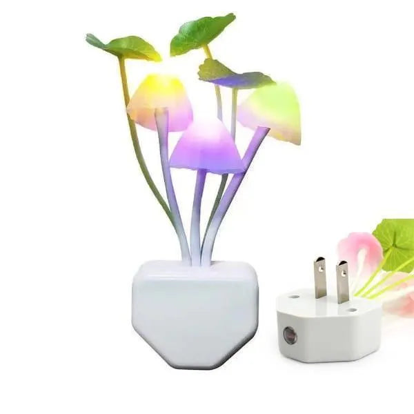 Mushroom Night Light for Kids Room Safe Sleep