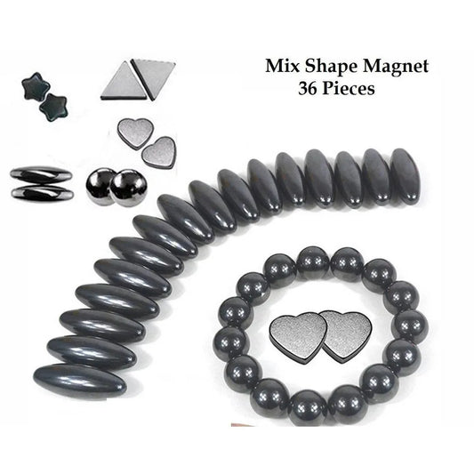 36-Piece Magnetic Shapes for Kids & Adults