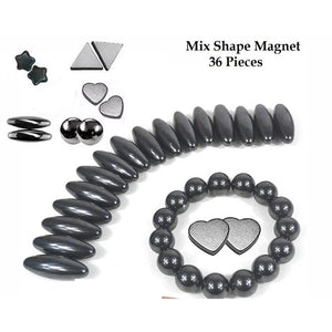 36-Piece Magnetic Shapes for Kids & Adults