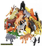 Wild Animal Jungle Toys Pack for Kids 3+ Durable Plastic