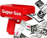 Super Money Gun Red Toy for Kids & Adults