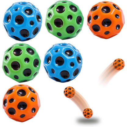 High Bounce Space Ball Multicolor Rubber for Kids