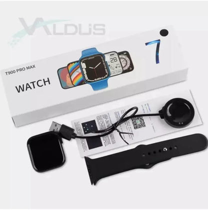 7 Inch Smartwatch Black ABS Fit for Men Women