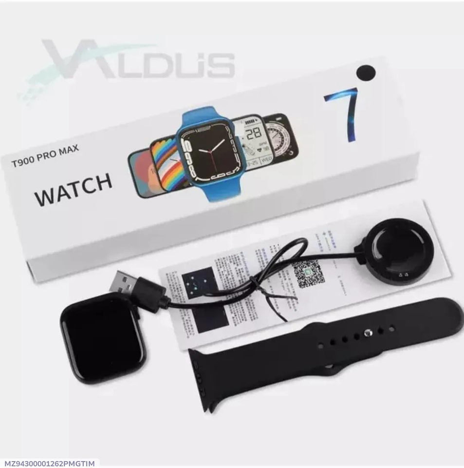7 Inch Smartwatch Black ABS Fit for Men Women