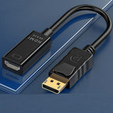 DisplayPort to HDMI Adapter Cable Black Gold Plated