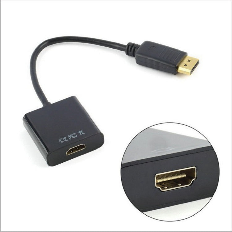 DisplayPort to HDMI Adapter Cable Black Gold Plated