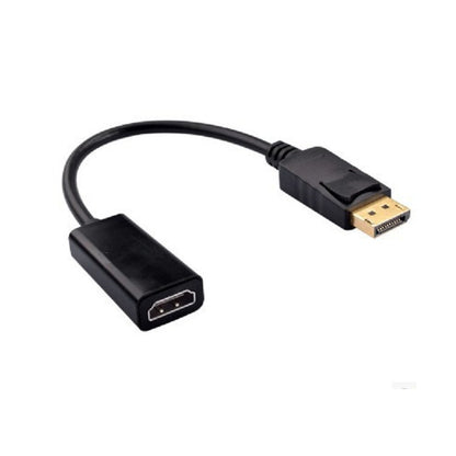 DisplayPort to HDMI Adapter Cable Black Gold Plated