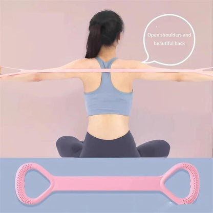 yoga belt Stretch Strap Yoga 8-figure Tensioner Yoga Tool Open Back