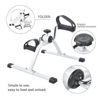 Pedal Bike Simple Portable Home Mini Exercise Cycle Home Workout for Arms & Legsct